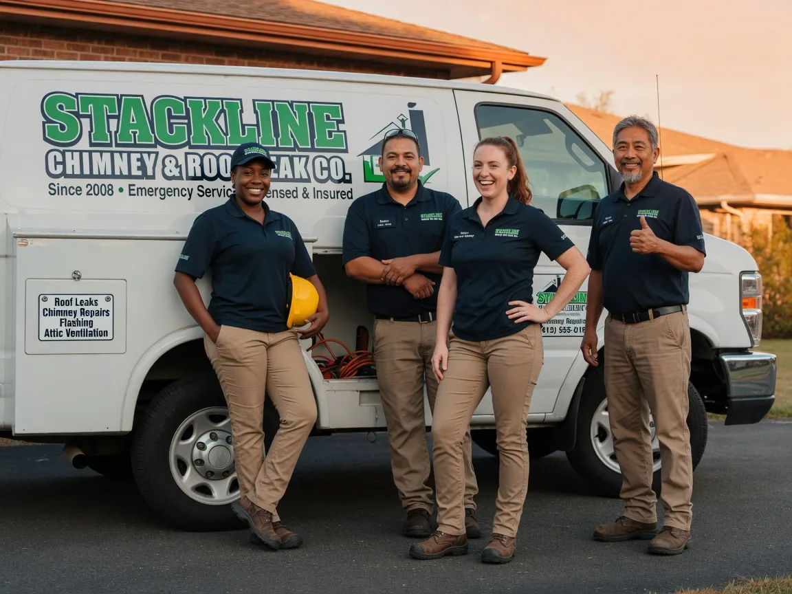 Chimney flashing repair company in Waterbury, NE